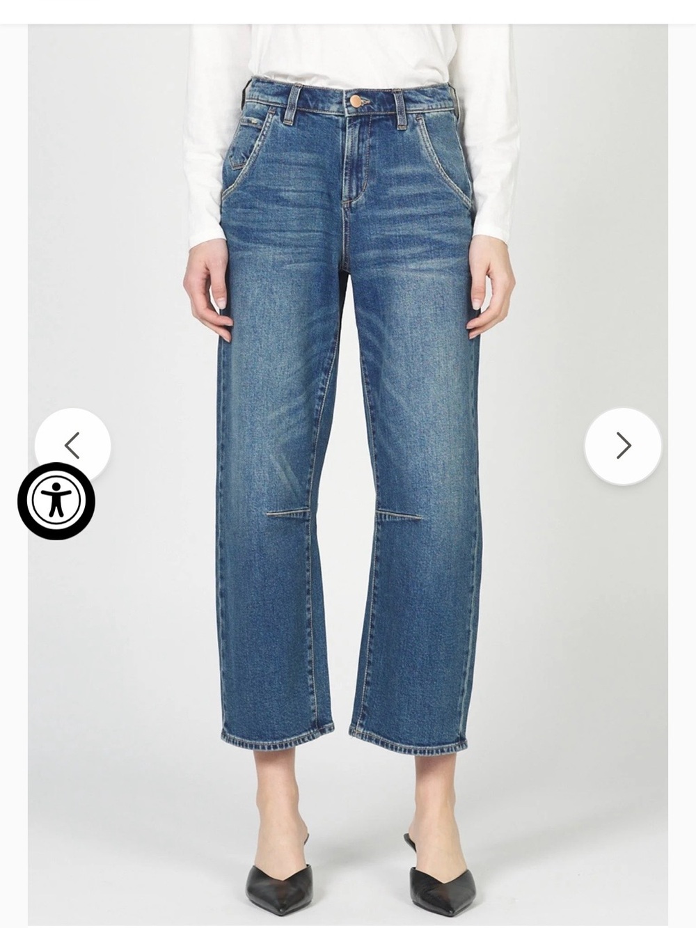 Dear John Women’s Lasso Barrel Fit Jeans - size 24